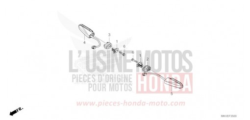CLIGNOTANT ARRIERE NSS750T de 2026